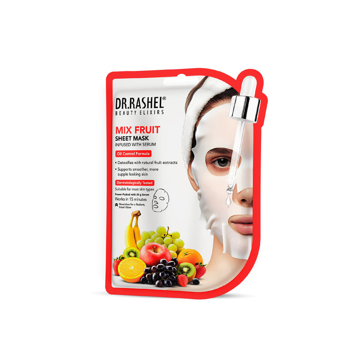 Mix Fruit Sheet Mask with Serum Pack