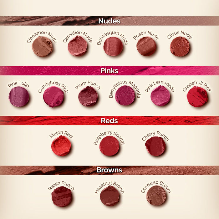Moisture Matte Long Stay Lipstick - 2g | Melon Red