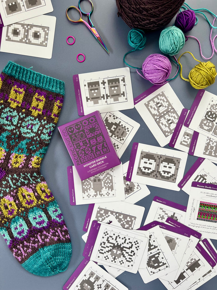 Monster Doodle Card Deck (expansion) by PACIFIC KNIT CO