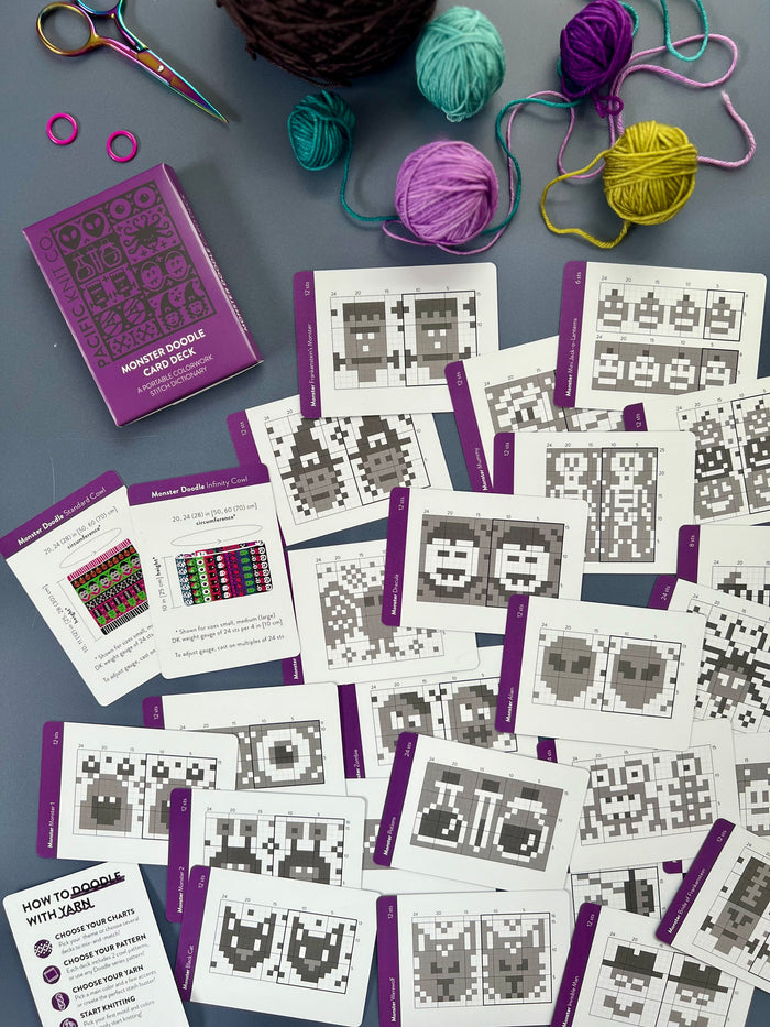 Monster Doodle Card Deck (expansion) by PACIFIC KNIT CO