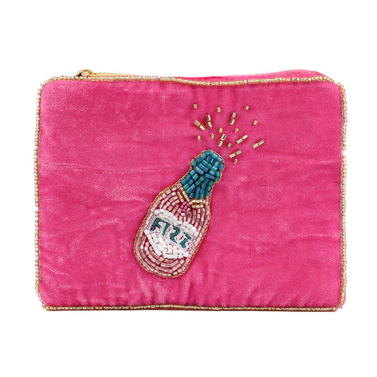 My Doris Fizz Bottle Pink Small Pouch - Precious Sparkle