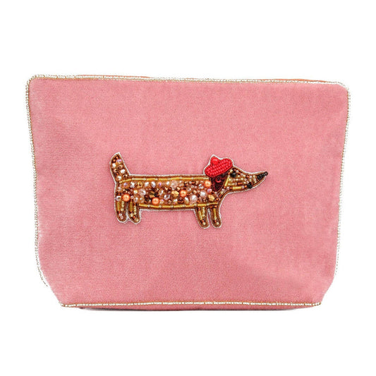My Doris Sausage Dog Medium Pouch - Precious Sparkle