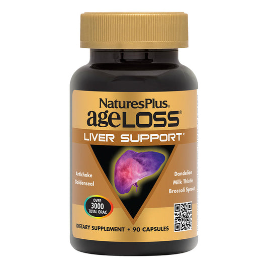 Natures Plus Age loss Liver Support Vegetable capsules - 90's Natures Plus