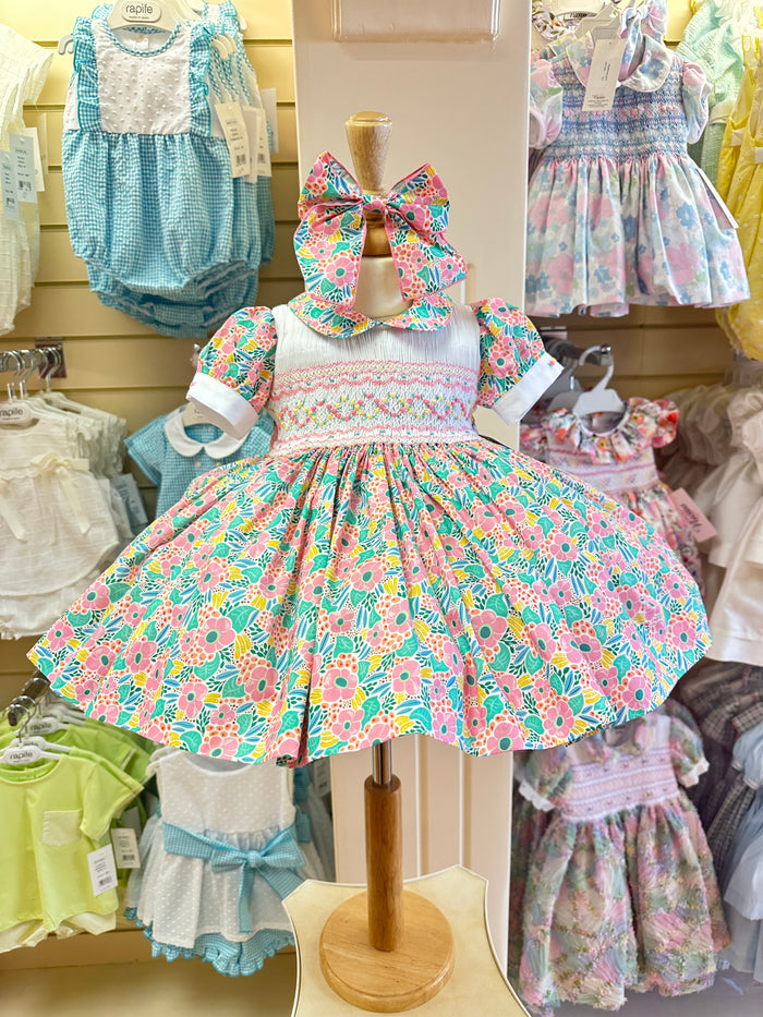 Naxos FLORRIE luxury  Hand Smocked Dress