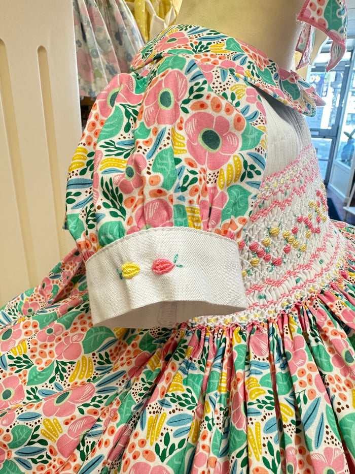 Naxos FLORRIE luxury  Hand Smocked Dress