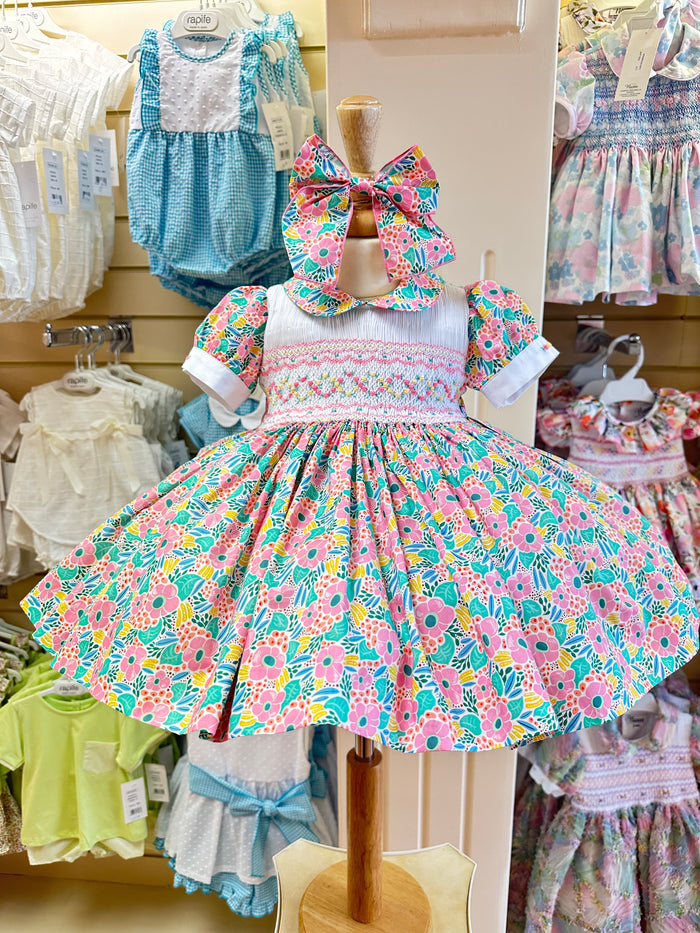 Naxos FLORRIE luxury  Hand Smocked Dress