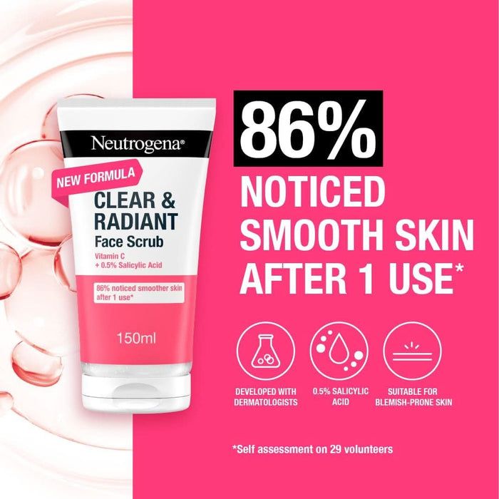 Neutrogena Clear & Radiant Daily Exfoliator 150ml
