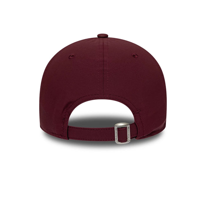 Pictured is this New Era Mini Logo Recycled 9FORTY cap in dark red. 6