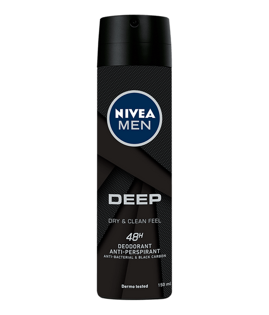 NIVEA 7982 SPRAY 80027 DEEP DEO 150ML - Makkah Pharmacy