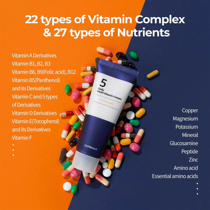 NUMBUZIN No.5 Daily Multi-Vitamin Cream Nudie Glow Australia