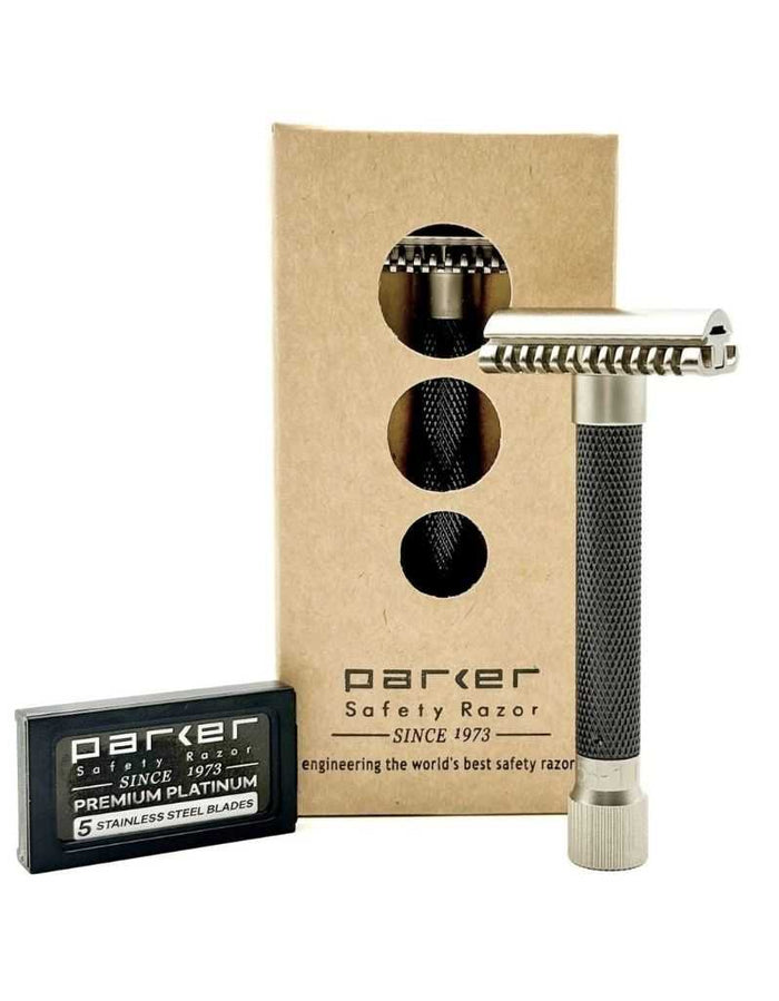 Packaging box and replacement blades for safety razor