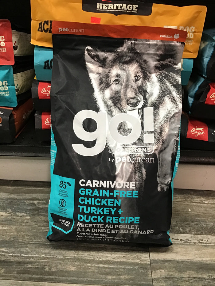 Petcurean D go! Carnivore 12lb Adult ChickTurkeyDuck
