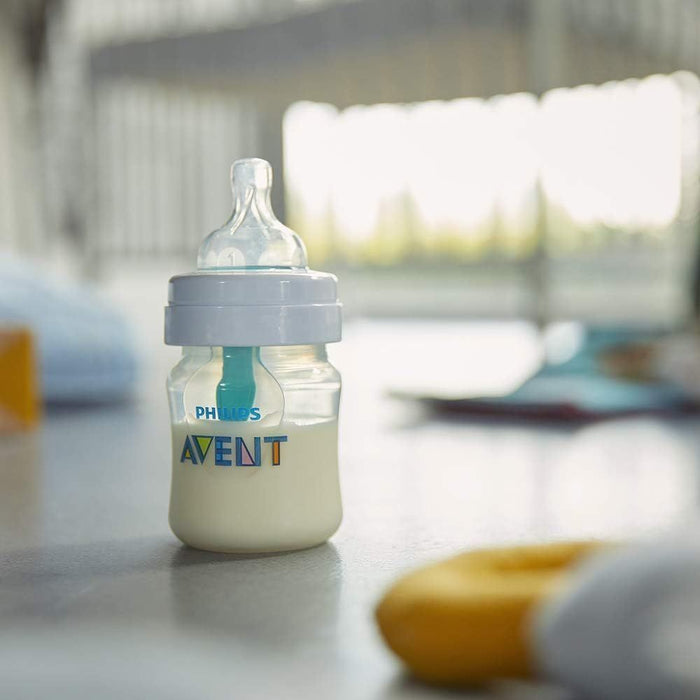 Philips Avent Anti-Colic Wide Neck Nursing Bottles (0+ Months), 2 Pieces - Makkah Pharmacy