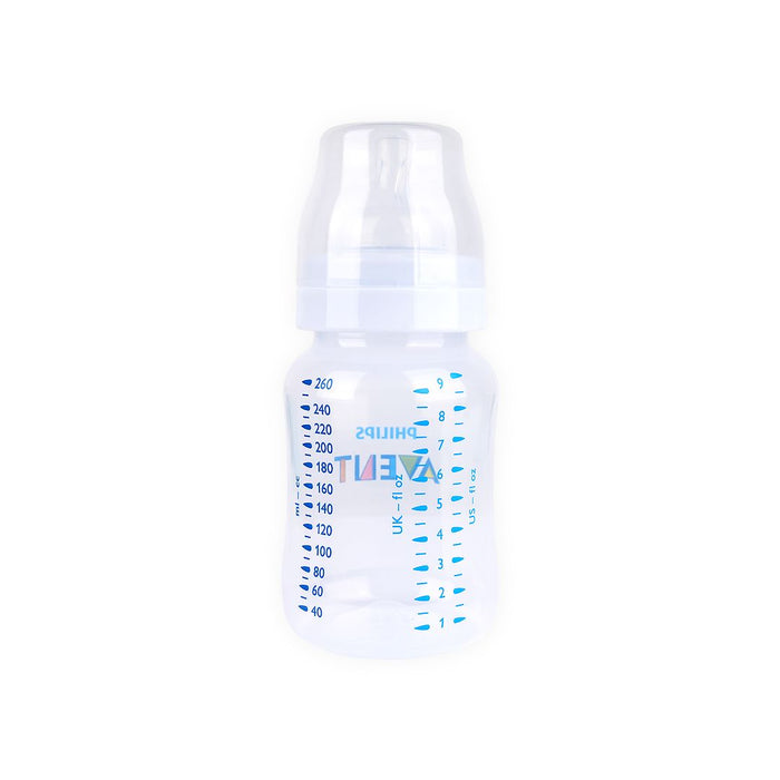 Philips Avent Slow Flow Anti-Colic 260ml Plastic Nursing Bottle (1+ Months), 1 Piece - Makkah Pharmacy