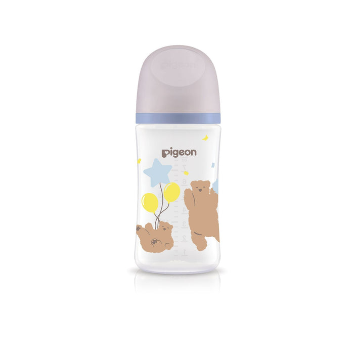 Pigeon SofTouch Gray 240ml Anti-Colic Nursing Bottle (3+ Months), 1 Piece - Makkah Pharmacy