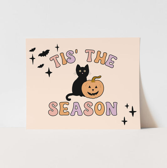 {Pink} Halloween Tis' The Season Art Print