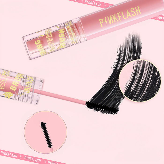 Pinkflash Lengthening Waterproof Micro Brush Mascara Black