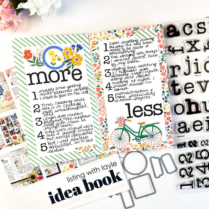 Poe Alpha Large Lower Case & Numbers Stamps Bundle