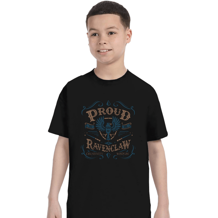 Shirts T-Shirts, Youth / XL / Black Proud to be a Ravenclaw