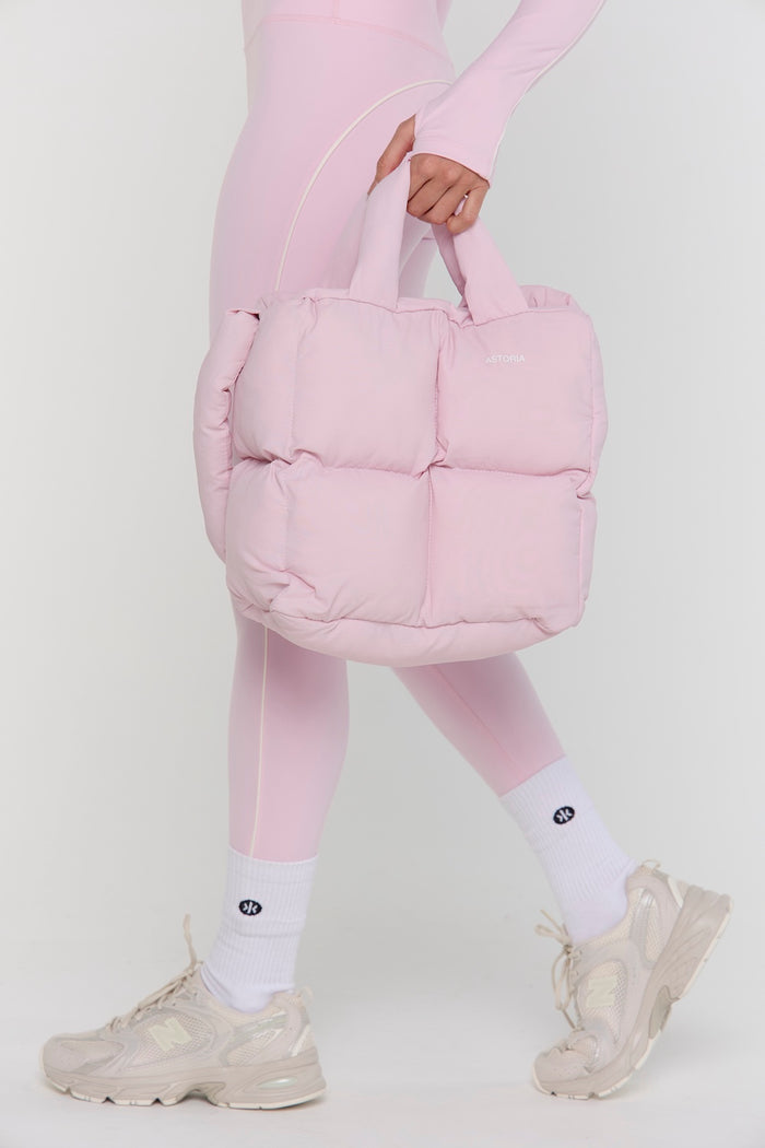 Puffer Tote Bag - Pink