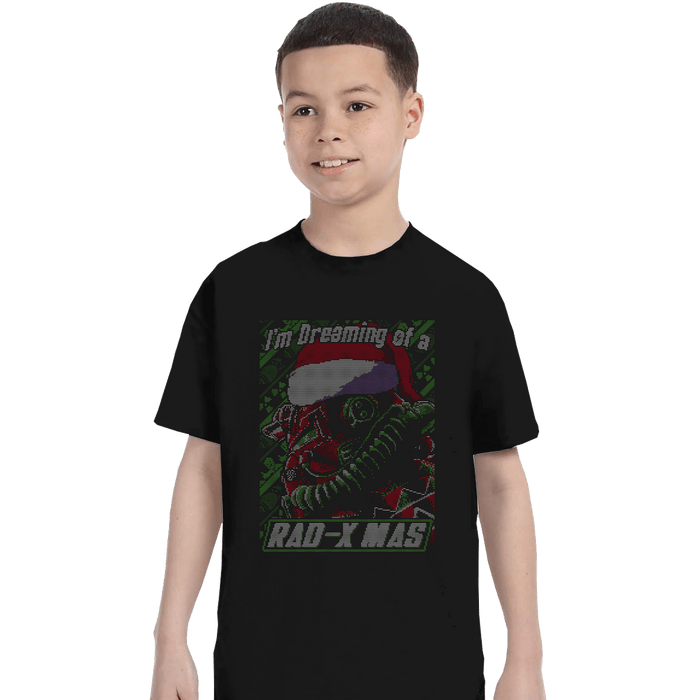 Shirts T-Shirts, Youth / XL / Black Rad Xmas