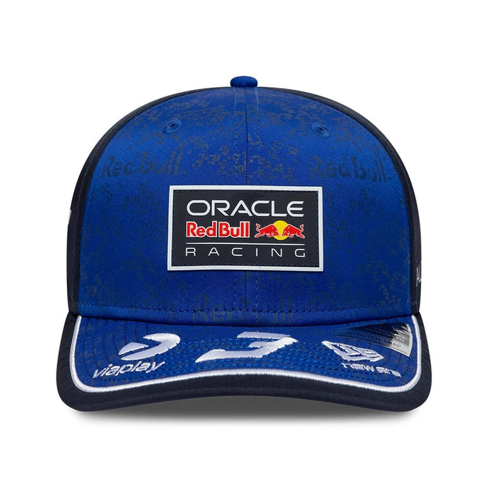 Pictured is this Replica Max Verstappen Red Bull Racing 9SEVENTY Stretch Snap Adjustable cap in dark blue. 2