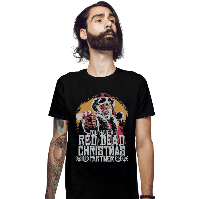 Shirts Fitted Shirts, Mens / Small / Black Red Dead Christmas