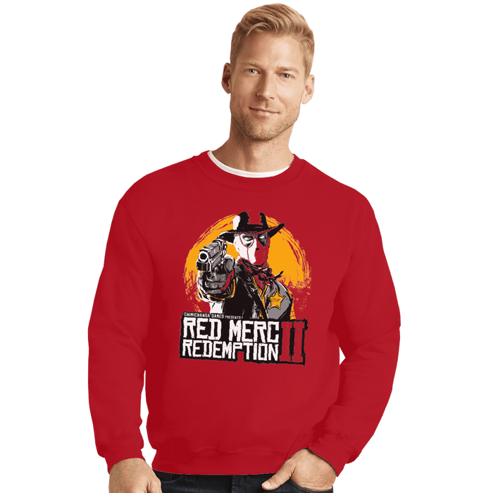 Crewneck Sweater, Unisex / Small / Red