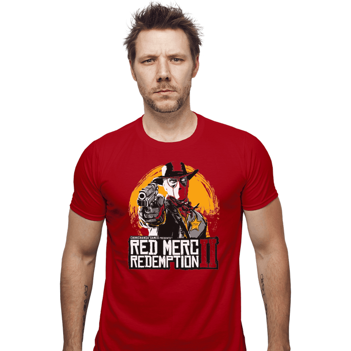 Shirts Fitted Shirts, Mens / Small / Red Red Merc Redemption