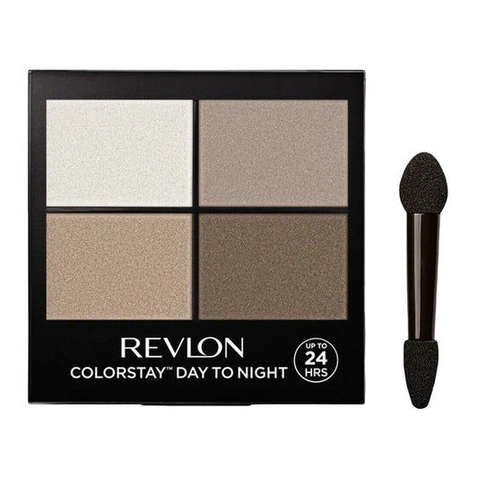 Revlon Day to Night Eyeshadow Quad 555 MOONLIT - Longwear, buttery-soft formula
