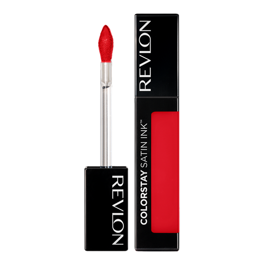 Revlon ColorStay Satin Ink in shade FIRE & ICE – high-pigment liquid lipstick with 16HR wear and satin finish
