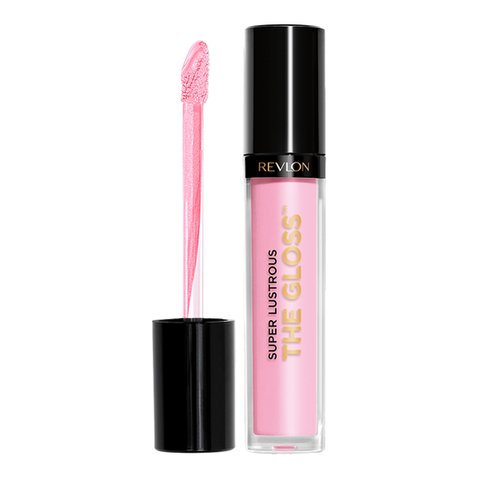 Revlon Super Lustrous Gloss 207 PINK SKY lip gloss with hydrating formula and high-shine, non-sticky finish