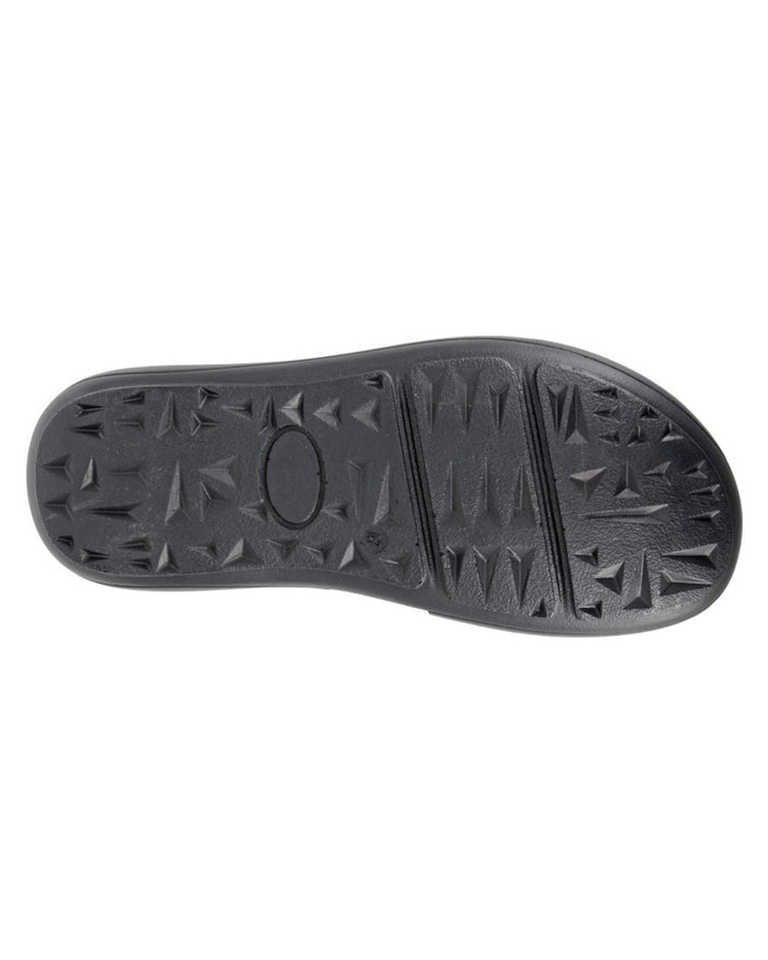 Brown coloured Roamers Mens Brown Leather Stitchdown Clogs on white background #colour_brown