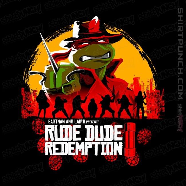 Shirts Magnets / 3"x3" / Black Rude Dude