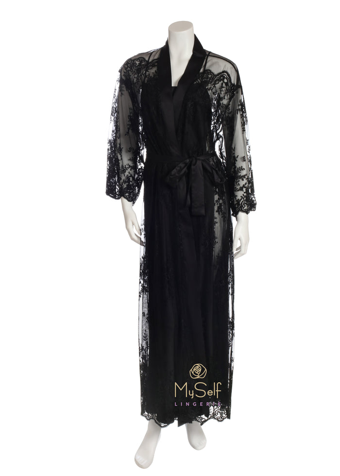 Rya Collection 220 Darling Embroidered Lace Robe MYSELFLINGERIE.COM