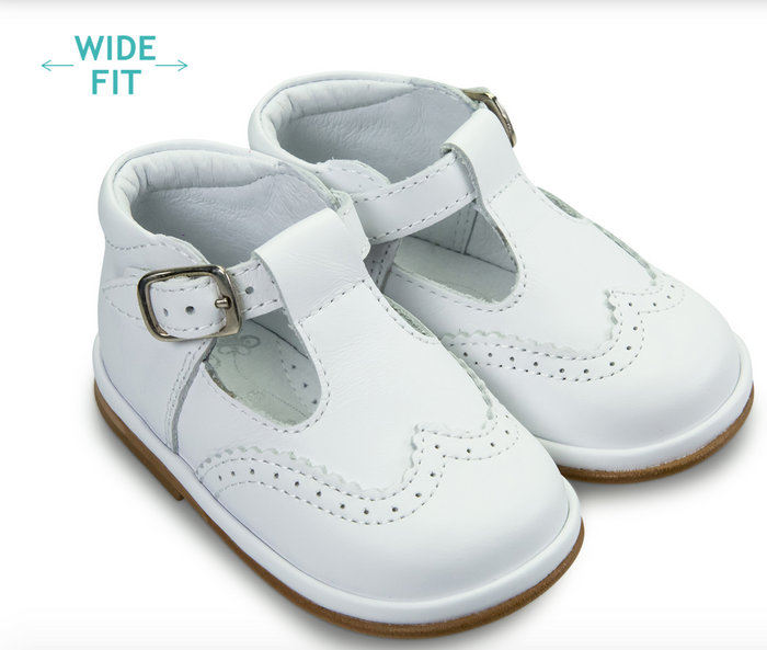 Ryan Leather T Bar White