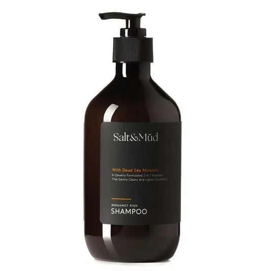 Salt And Mud Hair Shampoo With Dead Sea Minerals & Bergamot Rind 500ml Salt And Mud