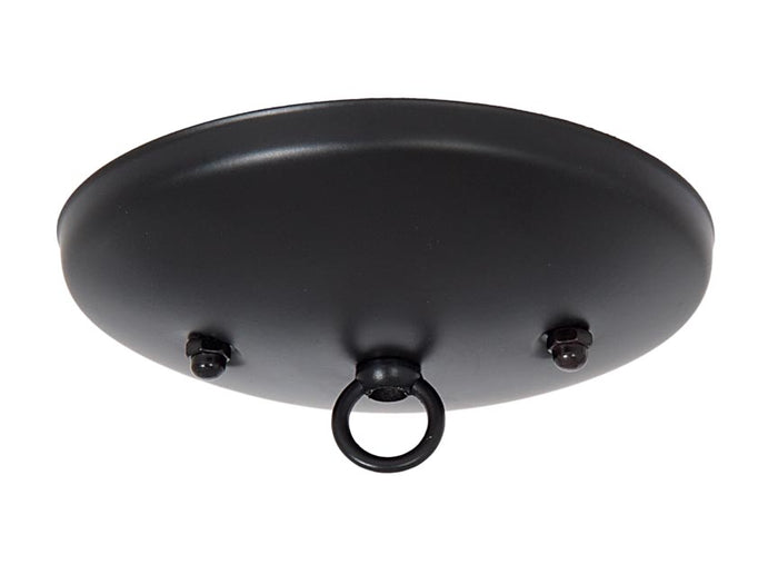 Satin Black Modern Shallow Canopy Kit (11778BK)