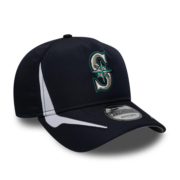 Pictured is this MLB Panel Seattle Mariners 9TWENTY A-Frame cap in navy. 4
