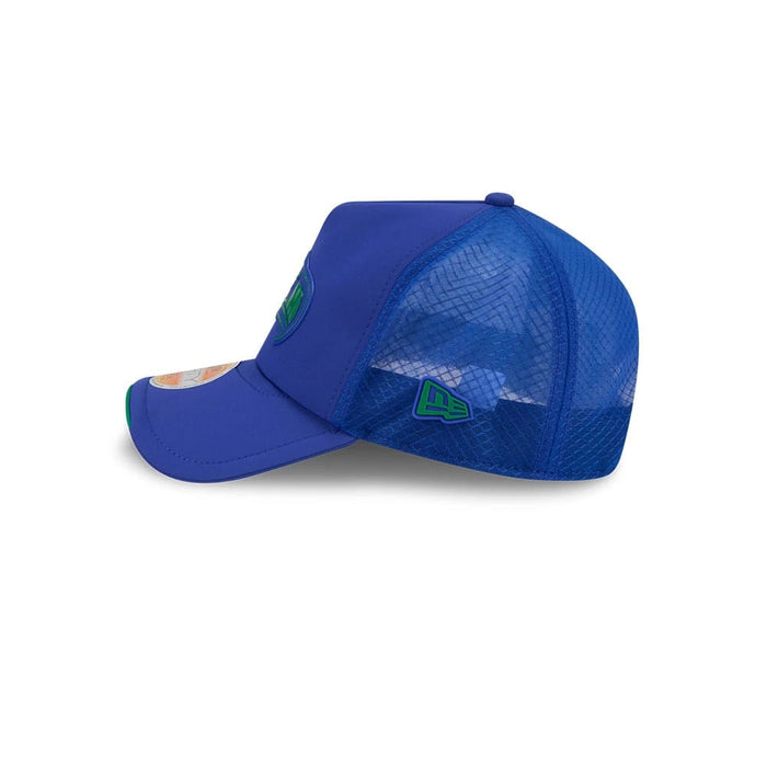Pictured is this NFL Sideline 2026 Seattle Seahawks 9FORTY Apex cap in blue. 4
