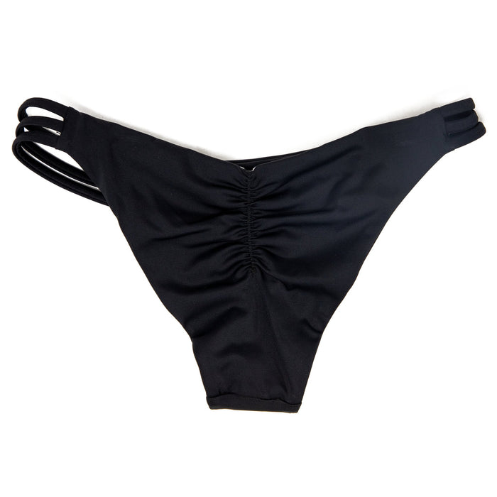Seaweeds Black Strappy Modest Coverage Bottom - Destination PSP