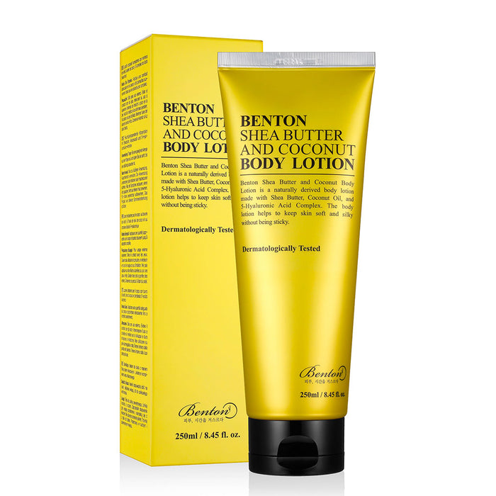 BENTON Shea Butter & Coconut Body Lotion Nudie Glow Australia