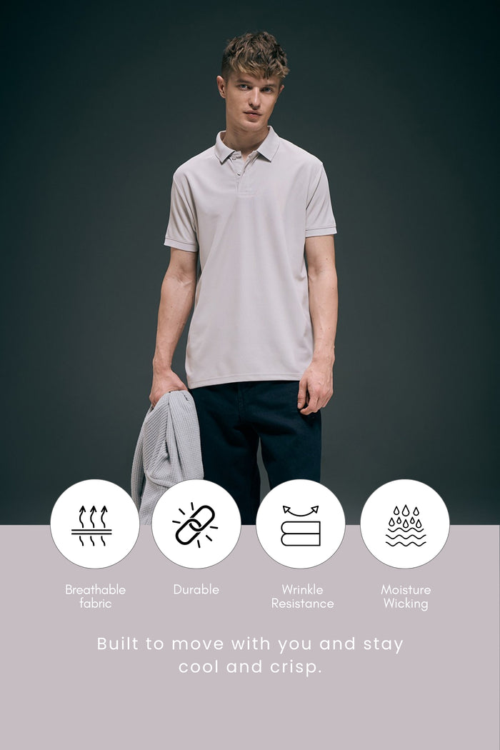 Smart tech polo - Grey