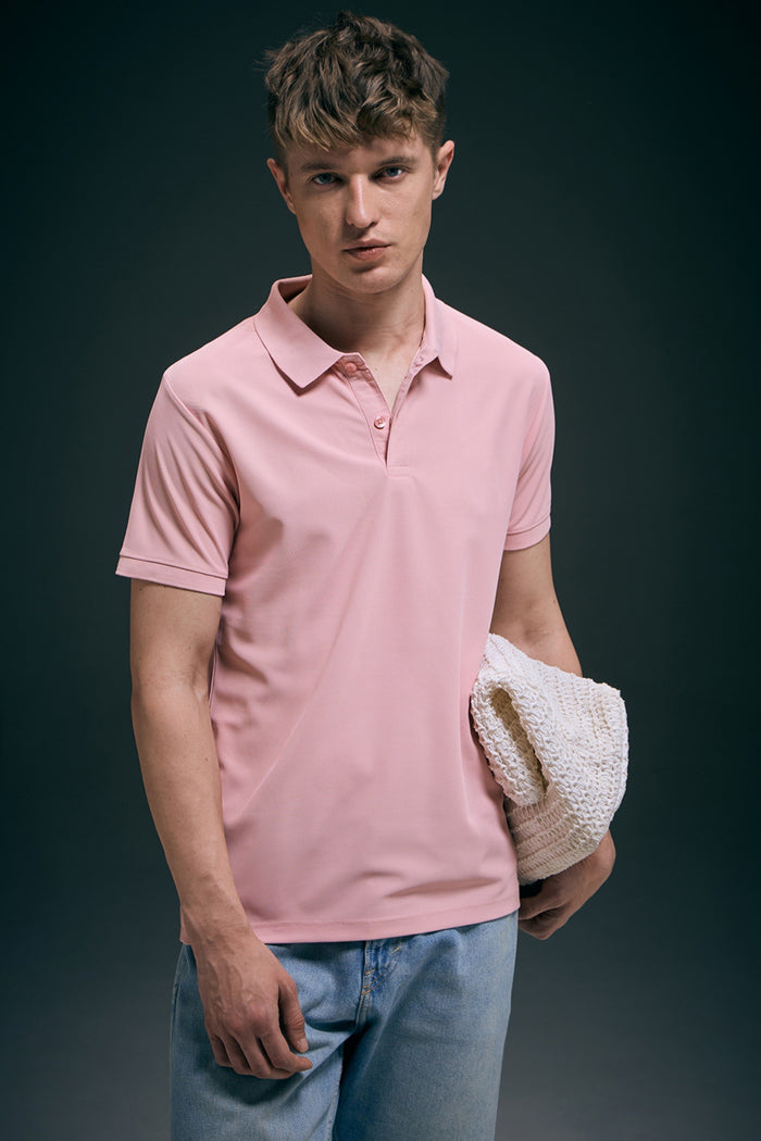 Smart tech polo - Mauve