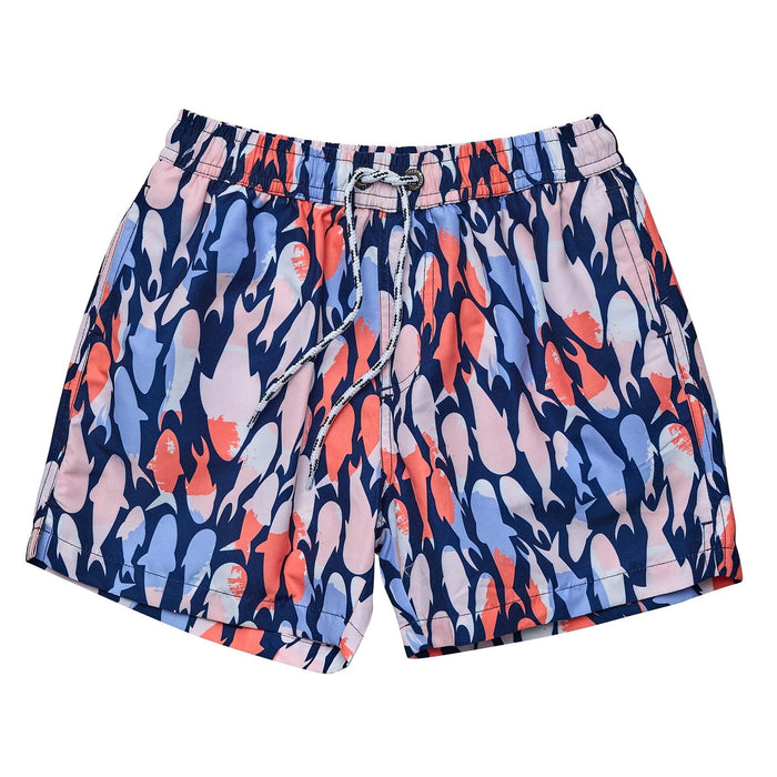 Snapper Rock Fish Frenzy Volley Board Shorts - Destination PSP