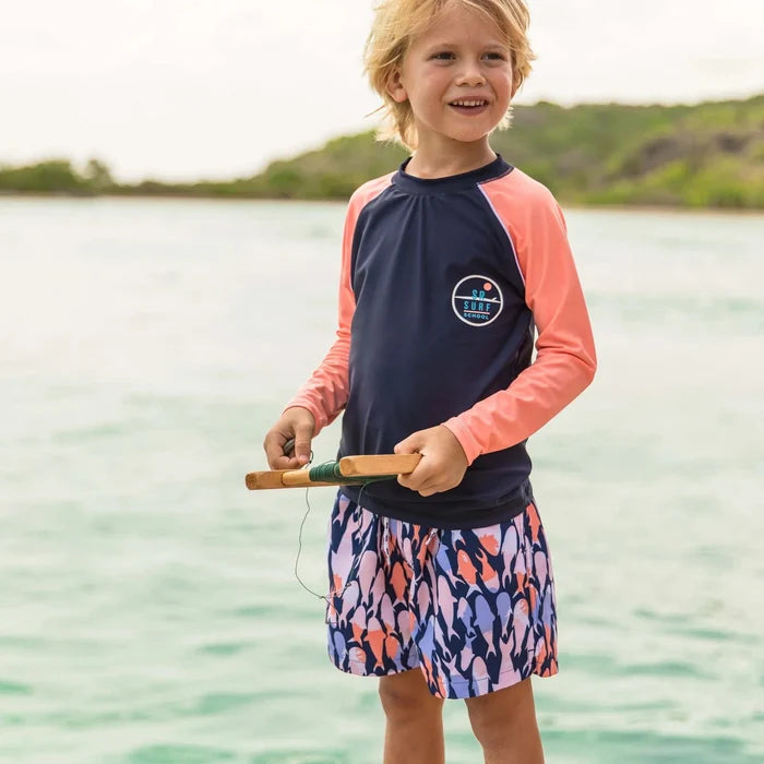 Snapper Rock Fish Frenzy Volley Board Shorts - Destination PSP