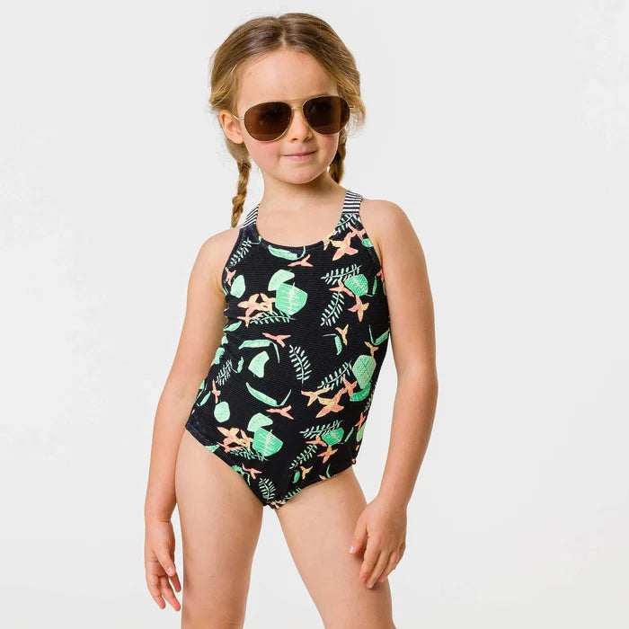 Snapper Rock Neon Rainforest Sustainable X Back Swimsuit - Destination PSP