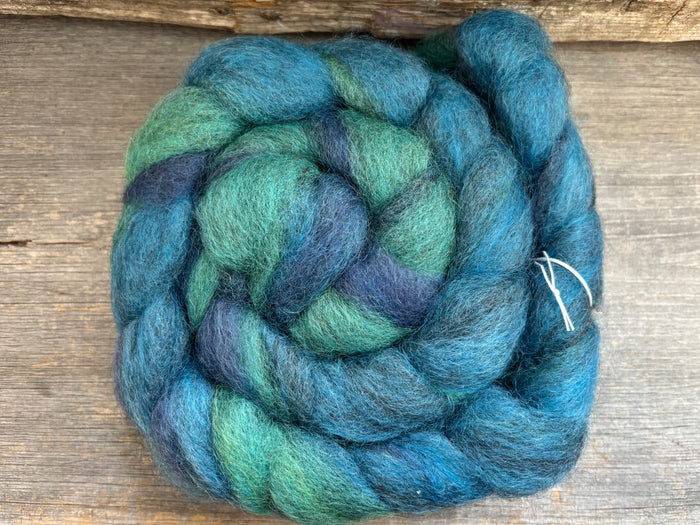 Stacey's Spinning Haven - Maine Romney Wool Roving - Hand Dyed