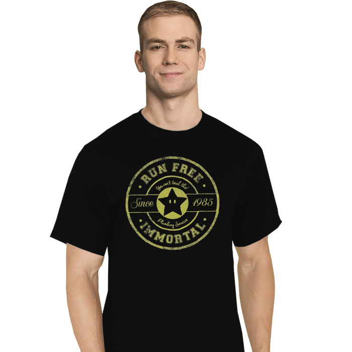 Shirts T-Shirts, Tall / Large / Black Star