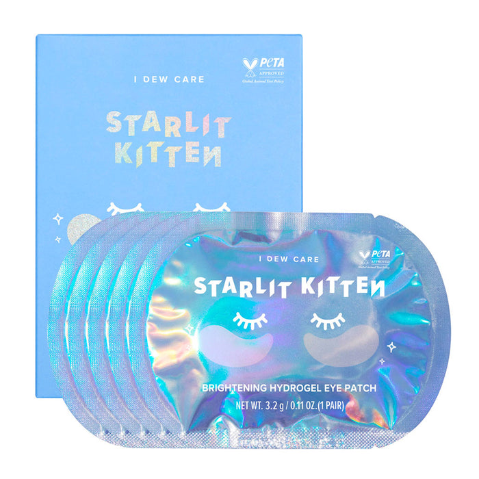I Dew Care Starlit Kitten Brightening Hydrogel Eye Patch Nudie Glow Australia